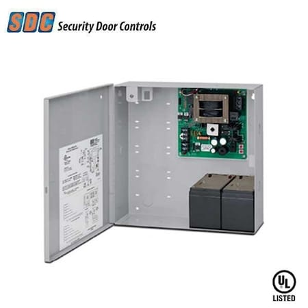 Sdc 2 AMP 1224VDC POWER SUPPLY X FIRE RELAY X BATTERY CHARGER 11" X 11" CABINET SDC-632RF